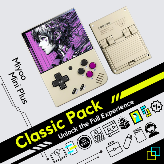Miyoo Classic Pack • Retrogaming Portable Console - Mini Plus, Mini Flip, A30