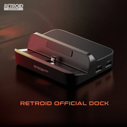 Dock officiel Retroid Pocket, vue de face