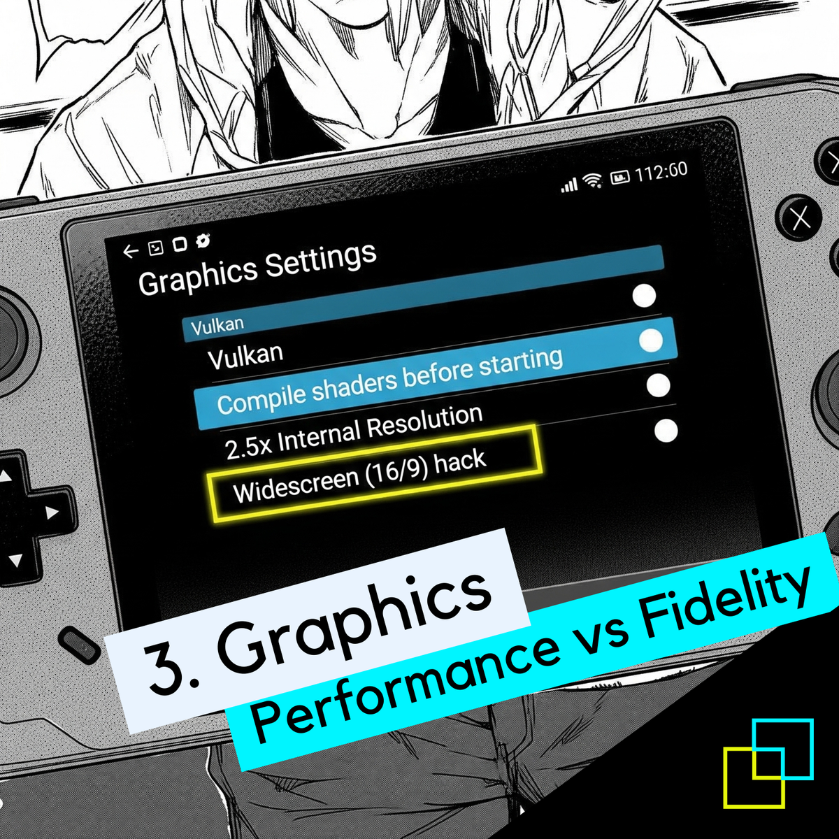 Console Mode Graphysics 3. Graphics Options | Tutorial Area