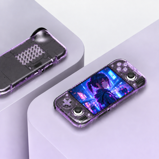Retroid Pocket Nova, coloris violet transparent
