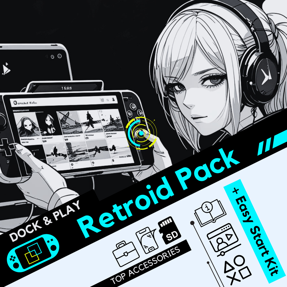 Retroid Classic Android Retroid Advance Pack • Retrogaming Android Console - Retroid Pocket 5 ...