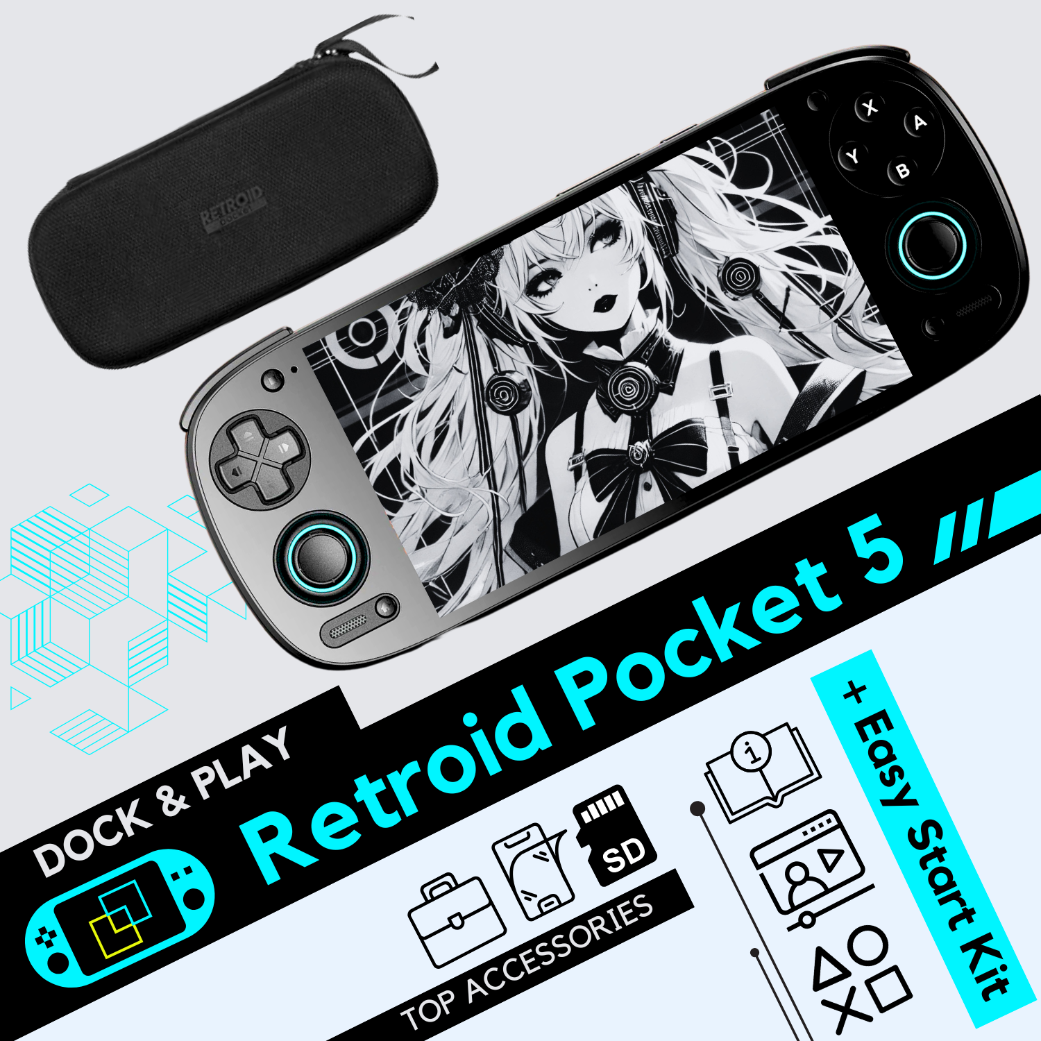 Retroid Pocket 5 • Advance Pack - Retrogaming Android Console