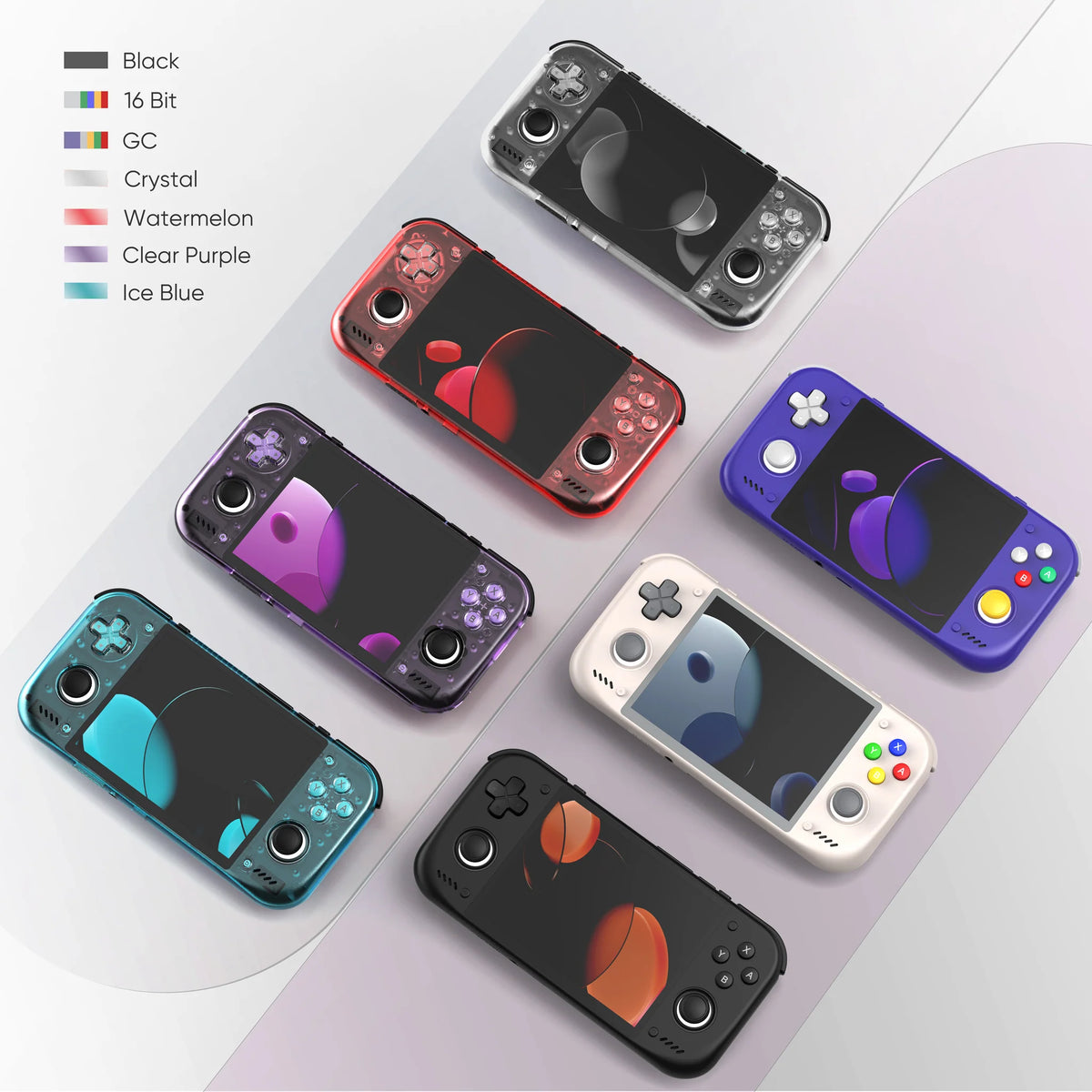 Retroid Pocket Nova, coloris disponibles