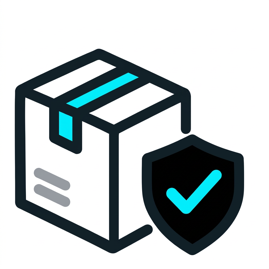 Assurance Livraison DOCK & PLAY, icône de protection du colis