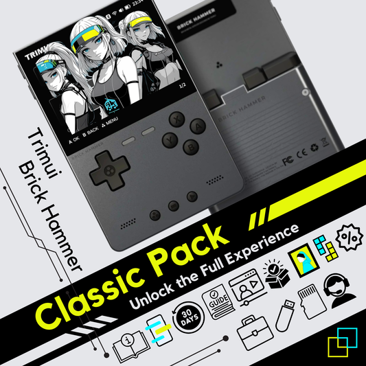 Trimui Classic Pack • Retrogaming Portable Console - Brick Hammer, Smart Pro