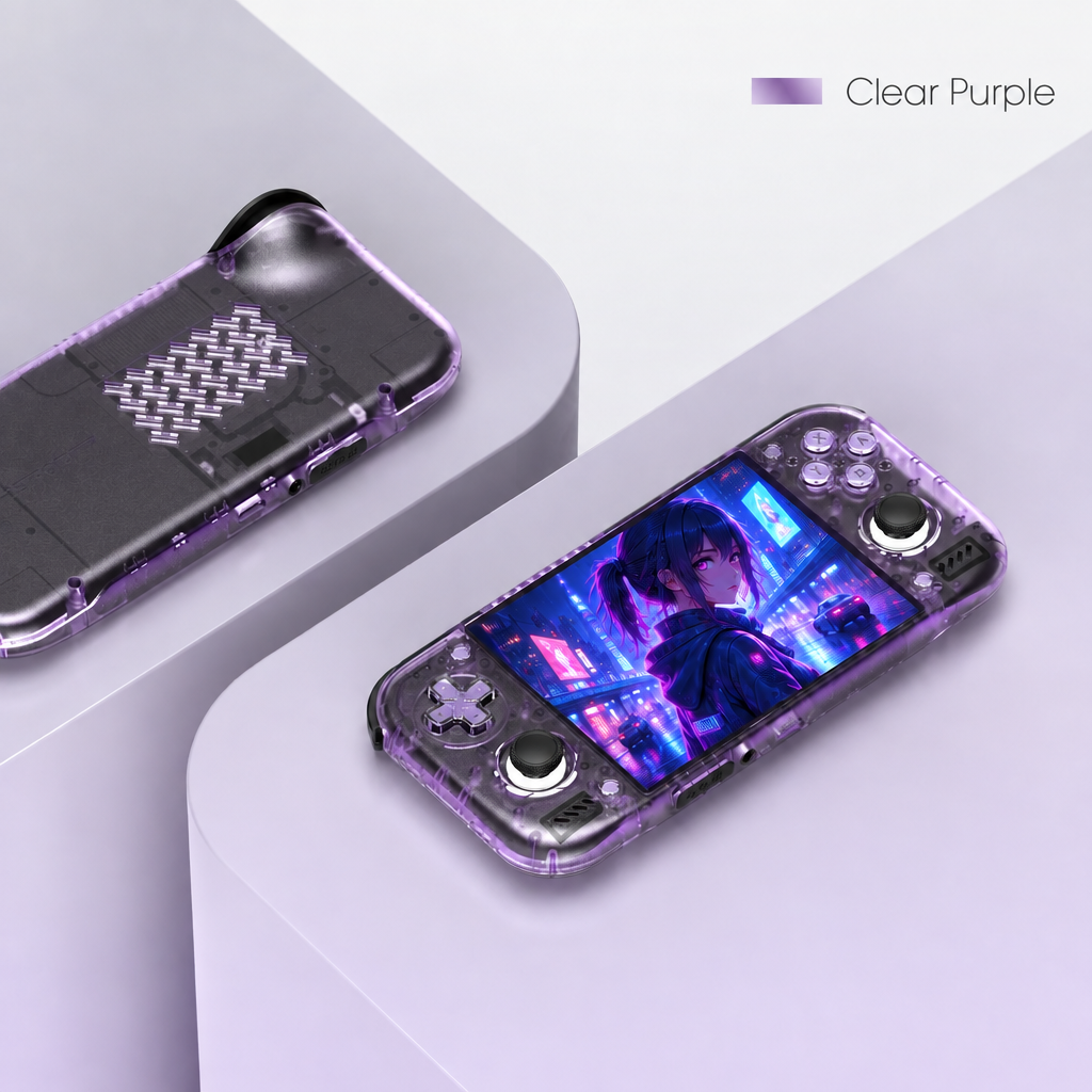 Visuel Clear Purple avec cartouche officiel